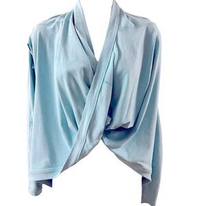 Ivivva ~ Blue Pullover Rulu Wrap Shrug ~Girls ~ Size 14